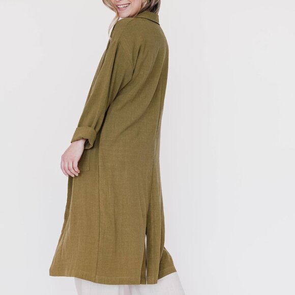 Twigg & Feather Delila Duster Coat  Size L - Picture 14 of 14